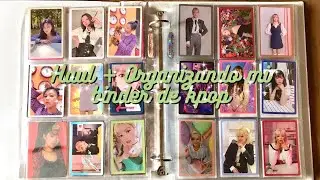 ♡HAUL + ORGANIZANDO MI BINDER DE TWICE♡ #01
