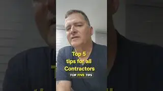 My Dad shares some Valuable Advice for all New Contractors, Is this True, Thoughts?