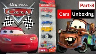 Mini Cars Series Part 3 &ndash; Lightning McQueen ASMR Die-Cast Toy Car Unboxing