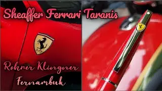 Sheaffer Ferrari Taranis Fountain pen & Rohrer klingner Fernambuk Red  ink from Germany
