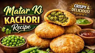 Crispy Matar Ki Kachori Recipe | Street Style Peas Kachori | Mridula’s Kitchen