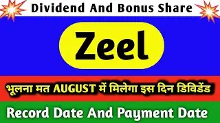 zeel share news today | zeel share dividend 2025 | | zeel share latest news | zeel share news