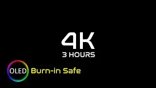 4K Black Screen &ndash; 3 Hours (OLED Burn-In Safe, No Sound)