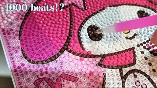 ASMR Diamond Art Painting ✨️| My melody ver | Crystal simi 