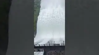 Bhatsa Dam 2025 | overflow | Heavy rain 28th Sep 2025 #bhatsadam #viral #shortvideo #mumbai
