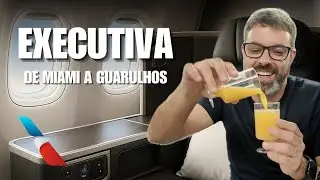 VOO AMERICAN AIRLINES - EXECUTIVA DE MIAMI A GRU
