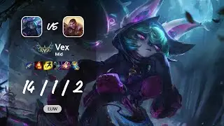 Vex Mid vs Jayce - EUW Challenger Patch 13.10