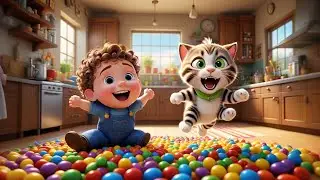 Jumping Beans on the Floor | Fun Movement Song for Kids | Nursery Rhymes and Baby Songs