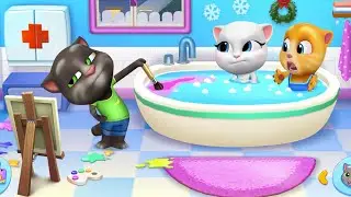 My Talking Tom Friends (iOS, Android) Gameplay Walkthrough (Outfit7) - HD