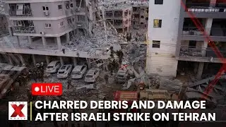 Israel Strike  Tehran LIVE : Tehran TV Station Damaged in Strike Claimed by Israel | NewsX World