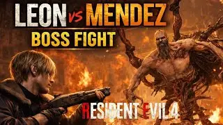 Leon vs Chief Mendez | Boss Fight | Resident Evil 4 Remake