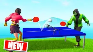 *NEW* TABLE TENNIS GAME MODE In FORTNITE! (Creative Mode)
