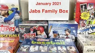 4 HITS! OPENING THE JANUARY 2021 JABS FAMILY BASEBALL CARD BOX!