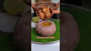 రాయలసీమ రాగి సంగటి | నాటుకోడి కూర🤤 ఎవరికి ఇష్టం epic combo?🤔 Ragi Sangati, Natukodi Curry #ragimudde