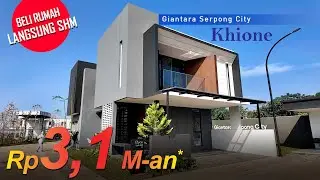 #housetour Khione 8x16 Giantara Serpong City | 2 Menit Dari Stasiun Cicayur