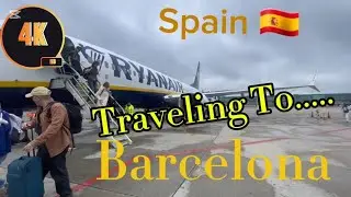 Traveling To Barcelona Spain 2025 🇪🇸 ⛱️☂️☀️ [ 4K - HDR ]