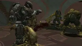 Halo Reach Marines VS. Halo 3 Flood (Old Version)