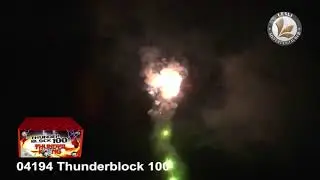 Extrem laute Knallbatterie Thunder Block 100 von Lesli