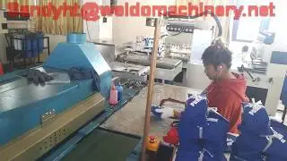How to Use Automatic Rubber Label Making Machine to pvc slipper upper and rubber labels