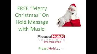 Christmas On Hold Message with Music