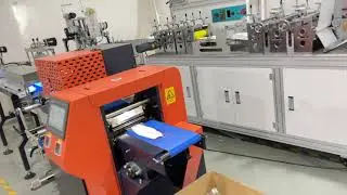 Automatic KF94 fish type korea mask making machine with mask packing machine production line