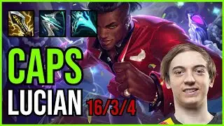 CAPS - LUCIAN - EUW Challenger - Patch 11.4 QUADRAKILL