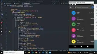 Messaging App UI design in Flutter 