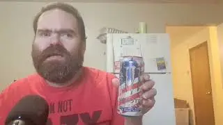Monster Ultra Red White & Blue Razz Energy Drink Review 