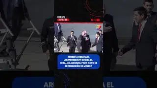 Arrib&oacute; a Bolivia el vicepresidente de Brasil, Geraldo Alckmin, para acto de transmisi&oacute;n de mando