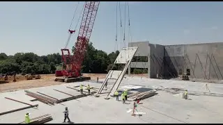 Progress Labs at Progress Way Construction Update - Walls Tilting