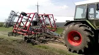 Самодельный культиватор 8.5 метра. Лапы аналог Wil-rich