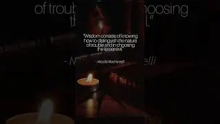 Wisdom Quote - Niccol&ograve; Machiavelli - #Enlightenment - #motivation