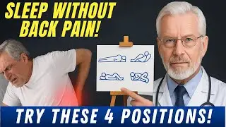 Stop Back Pain at Night! 4 Best Sleeping Positions That Actually Work | Health Hype Zone