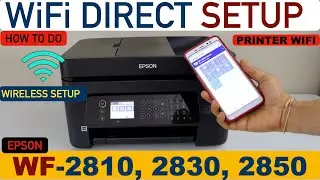 Настройка Epson WorkForce WF-2850 WiFi Direct!