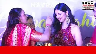 Divya Khosla attend garba  at kamala mills owner Nidarshana Ramesh Gowani    kadam Bollywood report