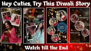 VIRAL DIWALI INSTAGRAM STORY EDIT | Mera Perfect Festive Story Tutorial (Must Try!) #youtubevideo  