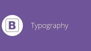 Bootstrap tutorial 8 - Typography Classes