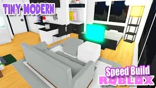 TINY *BUDGET* SLEEK & MODERN House SPEED BUILD ADOPT ME Roblox Home UPDATE
