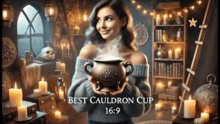 🧙&zwj;♀️ 4E's Novelty Set of 12 Black Cauldron Mugs 12 oz | Best Cauldron Cup ☕