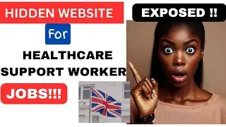 HIDDEN WEBSITE FOR HEALTHCARE SUPPORT WORKER JOBS IN UK. 16,000 Vacancies...