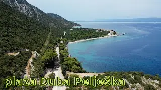 Pelješac plaża Duba Pelješka 07/2024 Chorwacja 2024 / Pelješac Duba Pelješka beach Croatia 2024