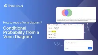 Conditional Probability from a Venn Diagram | How to read a Venn diagram?