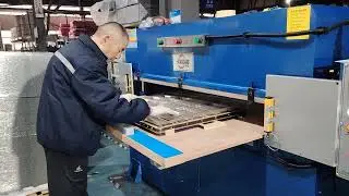 60tons hydraulic manual plastic sheet cutting