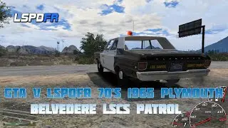 GTA V LSPDFR 70's 1965 Plymouth Belvedere LSCS Patrol