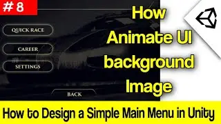 How to Animate UI background Image in Unity 3D| Animate UI background Image| Unity 3D| Inter Tricks