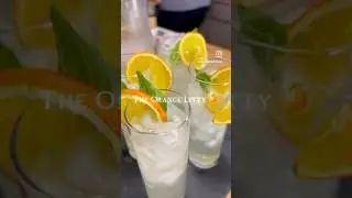 End of summer transitioning to fall with these delicious and refreshing cocktails! #theorangelitty