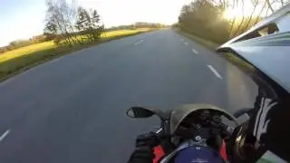 Aprilia rs 125 top speed run! (150+km/h)