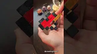 DIY pixel heart 🤩❤️ #shortsart #diy #art