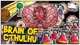 МОЗГ КТУЛХУ | Terraria 3DS Season 2 #13 (прохождение на Nintendo 3DS)