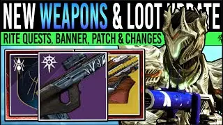 Destiny 2: NEW WEAPONS UPDATE & LOOT CHANGES! Emissary QUESTS, Event Buffs, Exotics & More (20 May)